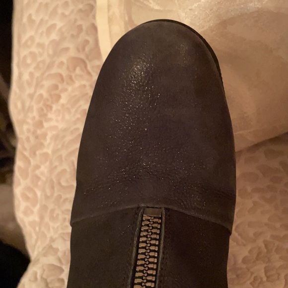 Calvin Klein women’s charcoal calf skin boots with flex sparkle - Picture 5 of 9